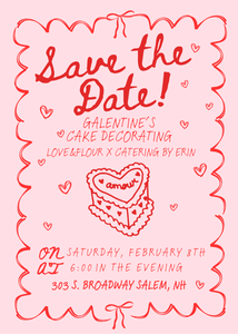 Galentine's Cake Class 2.8.25 - 6pm